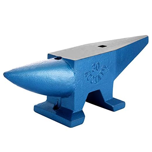 Happybuy Single Horn Anvil 66Lbs Cast Steel Anvil Blacksmith for Sale Forge Tools and Equipment Anvil Rugged Round Horn Anvil Blacksmith Jewelers Metalsmith Blacksmith Tool