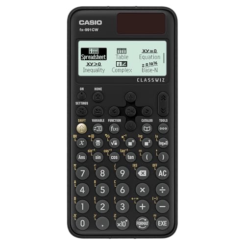 Casio FX-991CW Wissenschaftlicher Taschenrechner, 540 Funktionen und natürliche Anzeige
