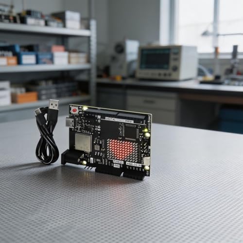 Carte de développement R4 compatible Arduino Cortex-M4 WIFI USB-C noir