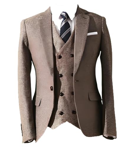 Costume blazer à motif chevrons Kromoc pour homme chic de soirée