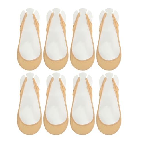QUXVUIS Almohadillas metatarsianas suaves y elegantes para mujer, 8 Uds., para soporte y alivio del dolor, fatiga del pie, almohadillas para zapatos, calcetines, color de piel