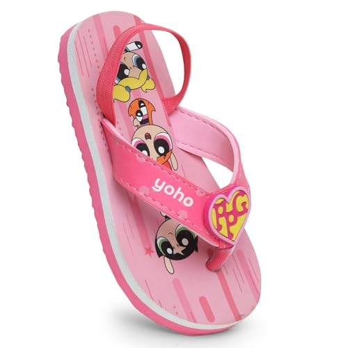 Image of YOHO Slippers for Toddlers | Comfortable and Lightweight Kids FlipFlop|WB Cartoon & Comic Characters: Batman, Superman, PPG, Tom & Jerry, Scooby Do and We Bare Bears Footwear for Girls & Boys