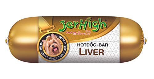 Jerhigh Dog Treats, Human Grade High Protein Chicken, Fully Digestible Healthy Snack & Training Treat, Best Travel Snack, Hotdog Liver 150gm (12 x 150gm) by DogsNCats Sold by DogsNCats (B08R8Y875Y) Amazon Price History, Amazon Price Tracker