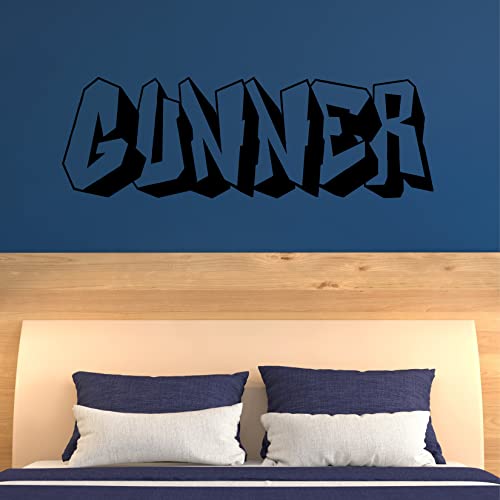 Sticker personalizado con nombre graffiti 38"x12" miniatura 2