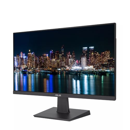 Image of Asus VA24EHE 24-inch 1920 x 1080 Full HD LED Backlit LCD Frameless Monitor, 2-Pack Bundle with HDMI, DVI-D, VGA Adaptive-Sync, Eye Care, Low Blue Light and Desk Mount Dual Monitor Stand