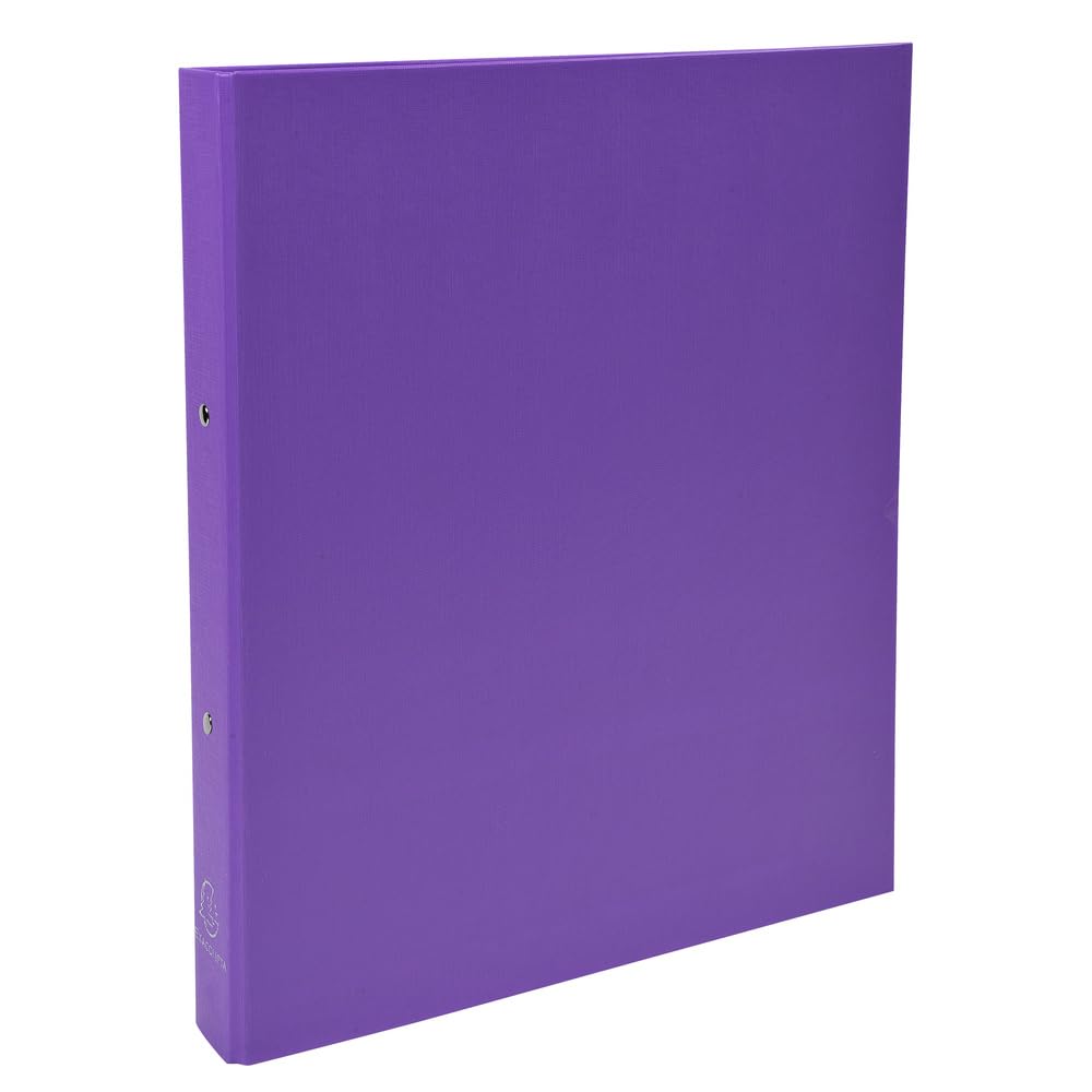 Exacompta - Réf. 54330E - Carton de 20 classeurs rigides rembordés PP - 2 anneaux ronds diam 30 mm - dos 40 mm - dimensions extérieures 32 x 26 cm - format à classer A4 - 10 couleurs assorties