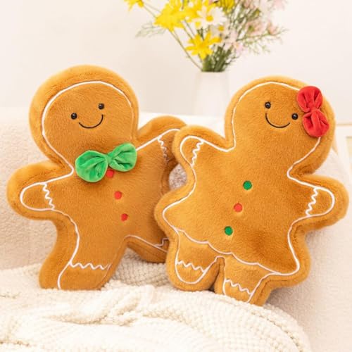 Coussins de Noël en peluche texturée et décorations de Noël haut de gamme - 4