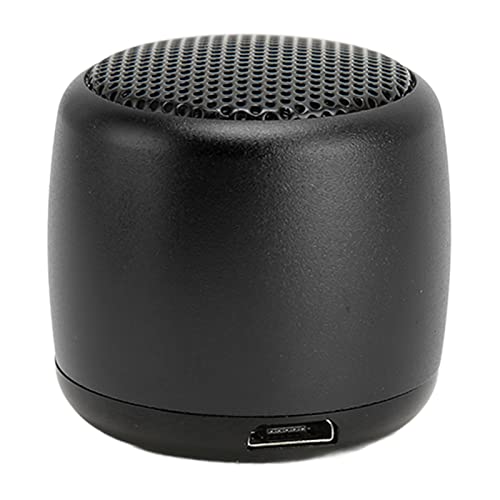 Image of Sanpyl Mini Bluetooth Speaker, Portable Speakers with HD Sound Heavy Subwoofer, USB Rechargeable Small Tiny Speaker for Outdoor Indoor (Black)