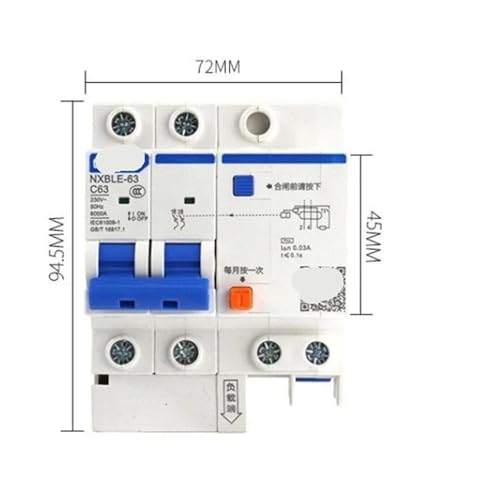 Disjoncteur miniature NXBLE-63 pour éviter les risques d'électrisation et panne - 2