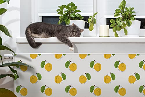 Décoration aimantée Coloray pour radiateur 110x60 cm avec motif mangue thermorésistant