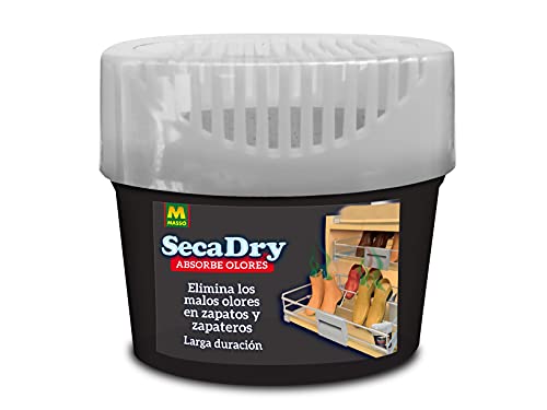 Secadry 231455 Absorbe Olores para Zapatos, Blanco, 9 x 4.5 x 8.5 cm