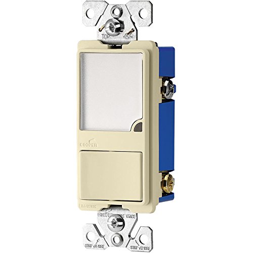 Cooper Wiring Devices 7738A Heavy Duty Grade LED Single Pole Switch W/Nightlight