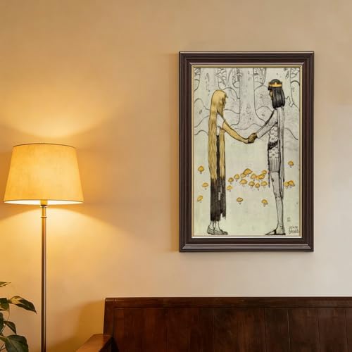 Impression sur toile John Bauer toile suspendue 20x30 cm