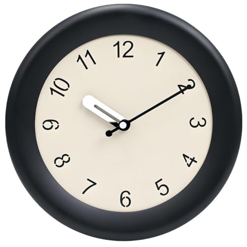 Horloge murale silencieuse en bois moderne à pile pour bureau