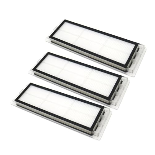 Compatible for Xiaomi, Robot Vacuum Cleaner Accessories HEPA Filter, Compatible for Roborock, S50 S51 SDJQR01RR SDJQR02RR HEPA Filter(3pcs)