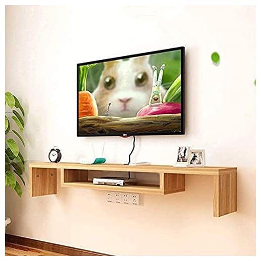 U-formad hylla Hylla Flytande TV-stativ Hylla Konsol Väggfäste Mediahylla WiFi-skåp Set-Top Box Väggrouter Hylla Fjärrkontroller DVD-spelare Spelkonsoler, B