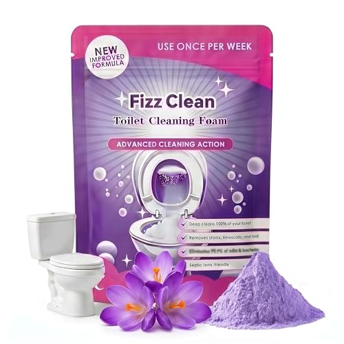 Fizz Clean Toilet Bowl CleanerFast-acting splash foam formulaEffectively removes stains and odors without damaging the toilet surface.(1pc