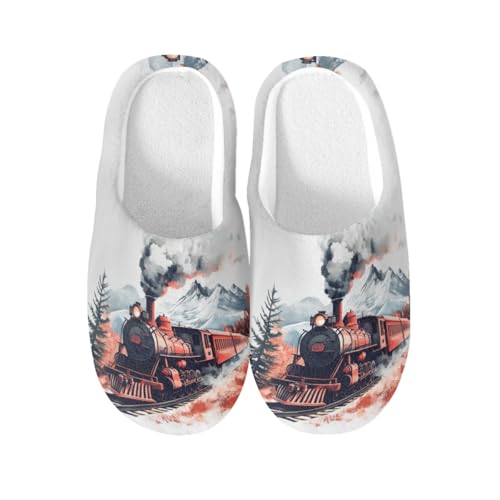 Pantoufles en coton pour la maison douillettes et sûres