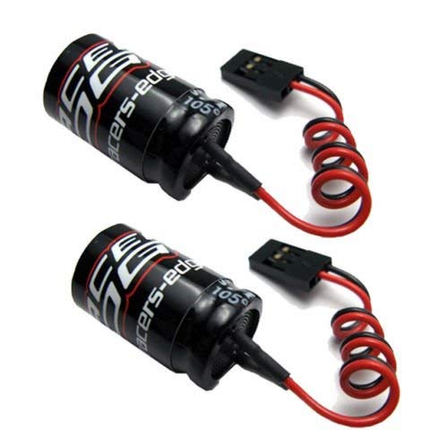 Racers Edge 2 X Combo Glitch Buster Power Capacitor SAVOX Novak FUTABA JR SERVO LOSI