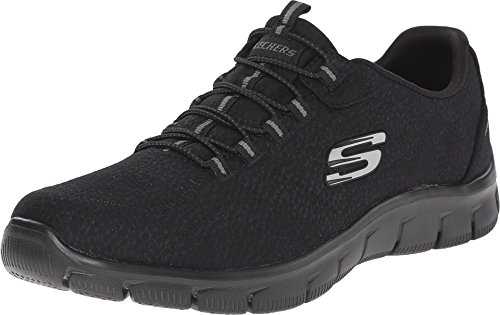 Skechers Women's Empire Take Charge Low-Top Sneakers, Black, 4 UK 37 EU