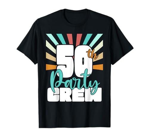 Escuadrón de cumpleaños de 50 Party Crew Divertido cumpleaños de 50 años Camiseta
