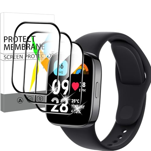 �Ή� Xiaomi Redmi Watch 3 Active �t�B���� 3���y���YAGC���Ɏq�f�ށz �X�}�[�g�E�H�b�` �p �V���I�~ Redmi Watch 3 Active �K���X�t�B���� PET������ �Y�f�@�� 24���Ԏ����C���Z�p 3D�Ȗ� Xiao