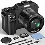 Digital Camera, 5K 64MP Cameras for Photography with WiFi, 64GB Card, Autofocus, Selfie 3" LCD Screen Compact Vlogging Video Camera for Youtube, Beginners, Teens, Adult