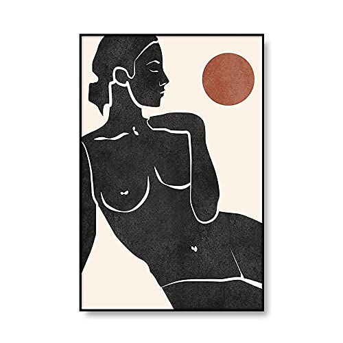 Affiche salon abstrait géométrique : sublimez vos murs avec ce triptyque moderne - 3