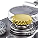 Soft Shutter Release Button (2 Pack/Gold) high-end Pure Copper Camera Shutter Button