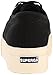 Superga womens 2790 Acotw Platform Fashion Sneaker, Black, 6.5 US