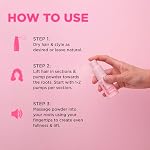 PUFF.ME Volumizing Powder by DESIGNME | Hair Powder Volumizer for Hair | Root Lifting Hair Texture Powder for Straight, Curly, or Wavy Hair | Talc Free Hair Powder for Women, (0.32 Oz) - Image 4