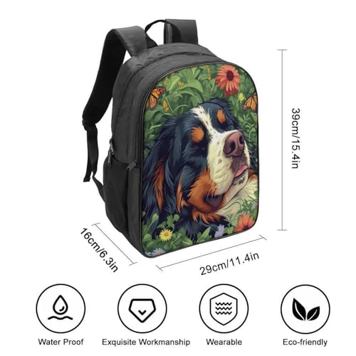 Mochilas escolares para niñas y niños con relieve 3D de perro y tres piezas para clase 2