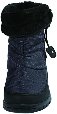Northside Women's Celeste Snow Boot, Black/Gray, 6 Medium US | Image 2
