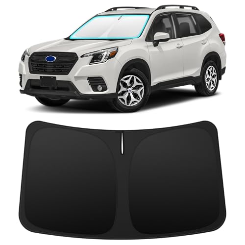 INSAUTO Custom Fit Windshield Sun Shade Accessories for Subaru Forester 2019-2025, Foldable Front Window Sunshade, UV & Heat Reflector, Keeps Interior Cool, Includes Storage Bag