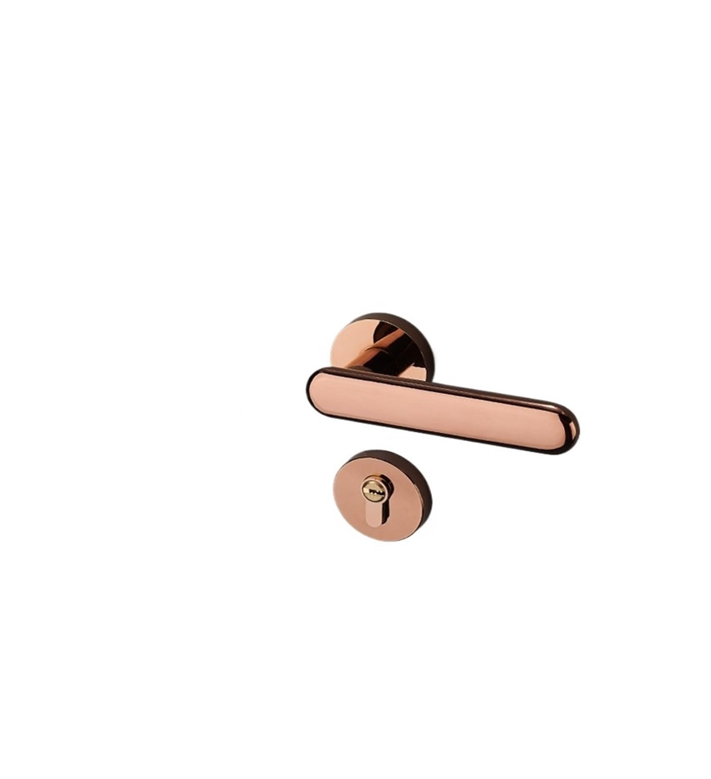 Aepqbgqj One Color Zinc Alloy Split Lock Black Simple Magnetic Silent Indoor Bedroom
