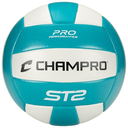 CHAMPRO ST2 Indoor/Outdoor Volleyball, Teal