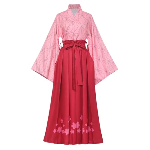 Kimono femme Geisha Yukata pantalon costume japonais traditionnel volant