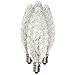 Sylvania 13748 - 25B10C/CRYSTAL/DL/BL 120V 4PK B10 Decor Torpedo Light Bulb