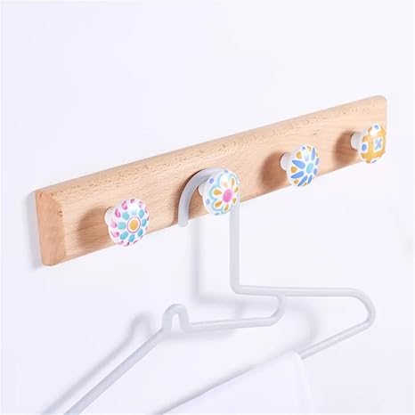 Amazon Co Jp ハンガー かわいい木製フック 洋服フック 壁飾り 子供部屋 壁ハンガーフック C Mcode ホーム キッチン