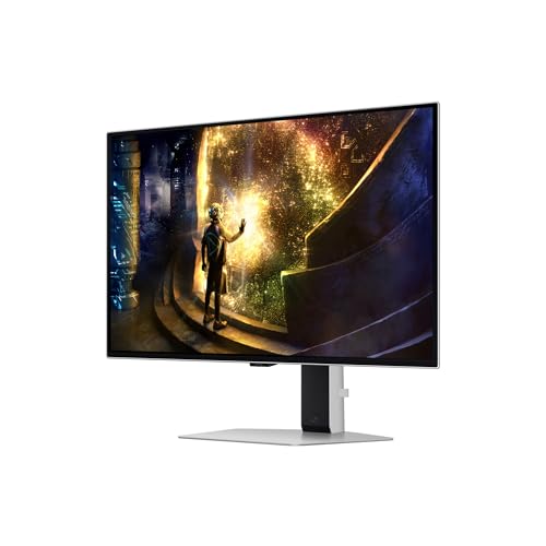 Image of Samsung Odyssey OLED G6 - G60SD 27' Gaming Screen 240Hz 2560x1440 0.03ms 250cd /m 2xHDMI 1xDisplayport Height Adjustable Stand Swivel Tilt