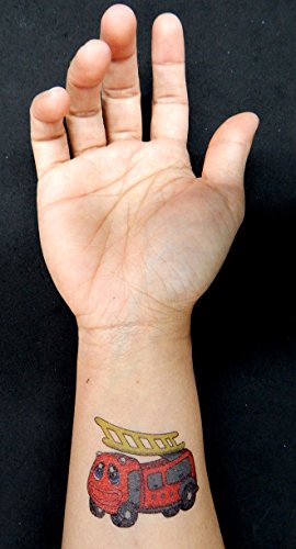 Premium Firefighter Tattoos, Party Favors, Temporary Tattoo #TOP3