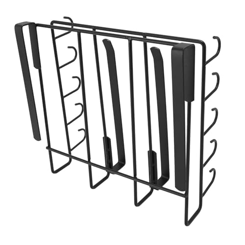 Unter Schrank Hängende Regal, Edelstahl Unter Regal Lagerregal mit Mehreren Haken Zum Schneiden von Brettern Tassen Papierhandtücher Küchenutensilien (Masyrtdkvpi7x6ao-12)