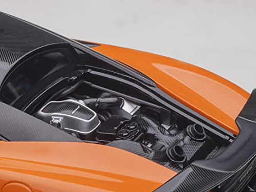 Modelo Auto McLaren 600LT Myan Orange 1:18 Autoart miniatura 5