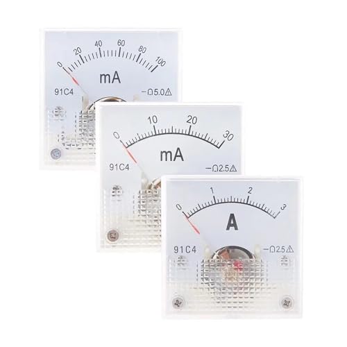 Ampèremètre analogique 91C4 DC 0-30mA classe 2.5 pour tableau électrique de précision - 3