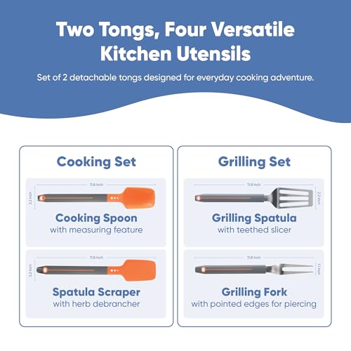 Juego de Utensilios Chef’s Path Grip & Flip de 4 Piezas miniatura 2
