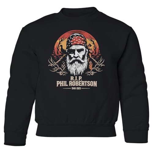 Robertson 1946-2025 RIP Tribute - Duck Hunter Legacy Youth Crewneck Sweatshirt