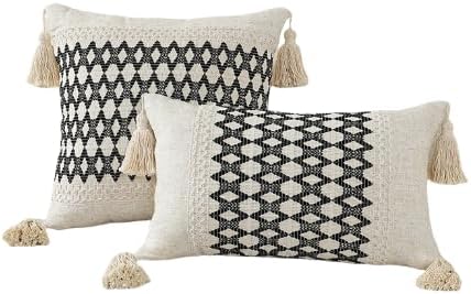 Machine Washable Super Soft pillowsofa Cushion Bed Sofa Decorative Filler Pillows Upholstery for Living Room Sofa Bed Bosnian Style Home Decor Soft Plush Striped Corduroy Square Cushion Cover 2 pcs