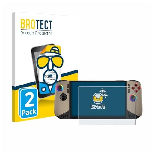 BROTECT Entspiegelungs-Schutzfolie für MSI Claw 8 AI+ (2 Stück) Matte Displayschutz-Folie, Anti-Reflex, Anti-Fingerprint