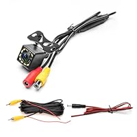 Camecho Rückfahrkamera mit Super Nachtsicht IP68 Wasserdicht Auto Rückfahrkamera 170° Weitwinkel 12 LED Nachtsicht Rückfahrkameras P2