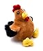 Onwomania Peluche, Peluche, Gallo, Pollo, Sentado, Altura 15 cm, marrón